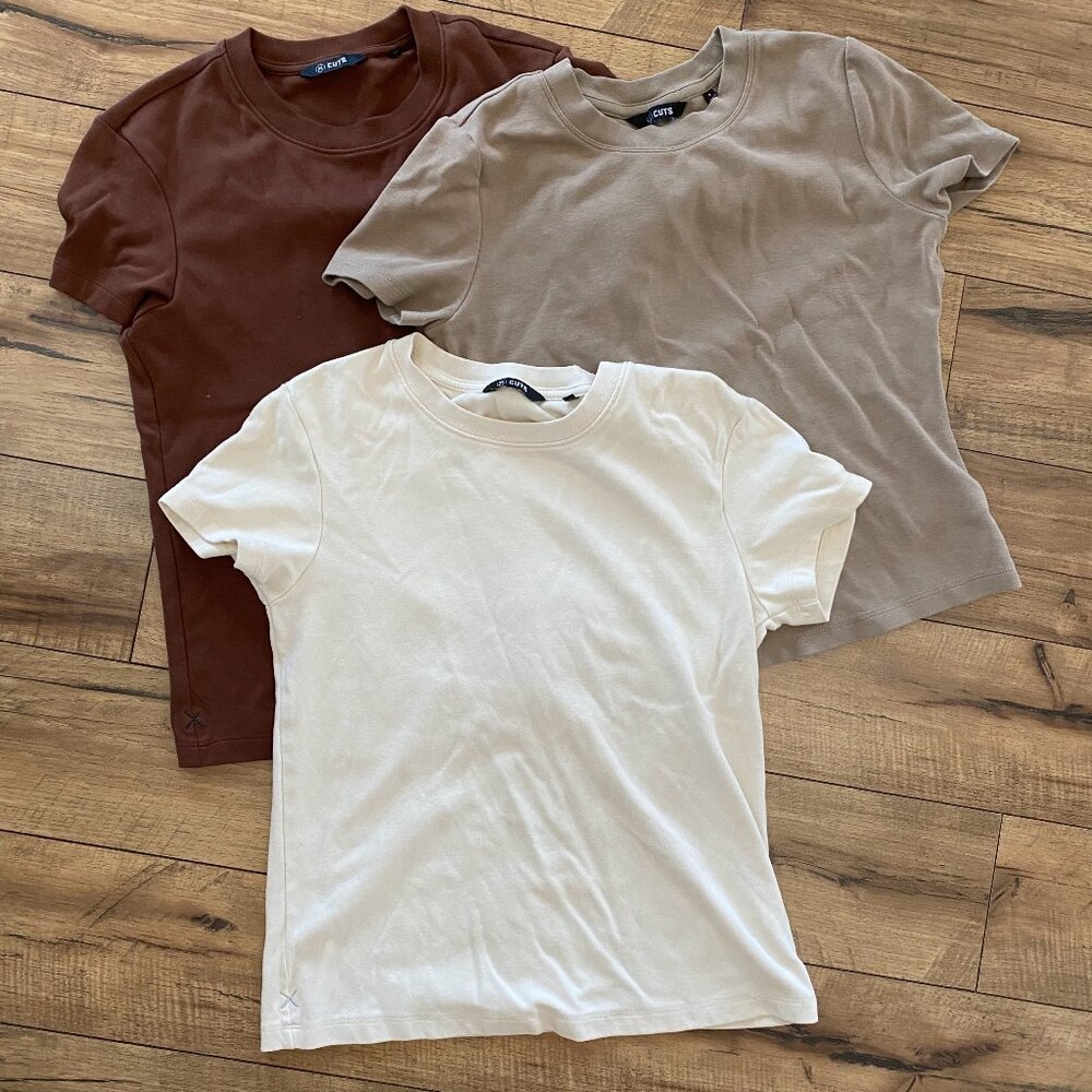 3-Pack of CUTS Tomboy Tee Size S